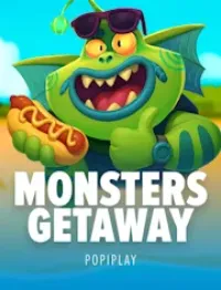 monsters getaway slot logo